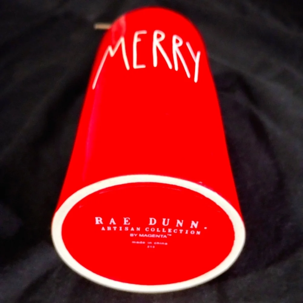 Rae Dunn Artisan Collection MERRY Soap Dispenser